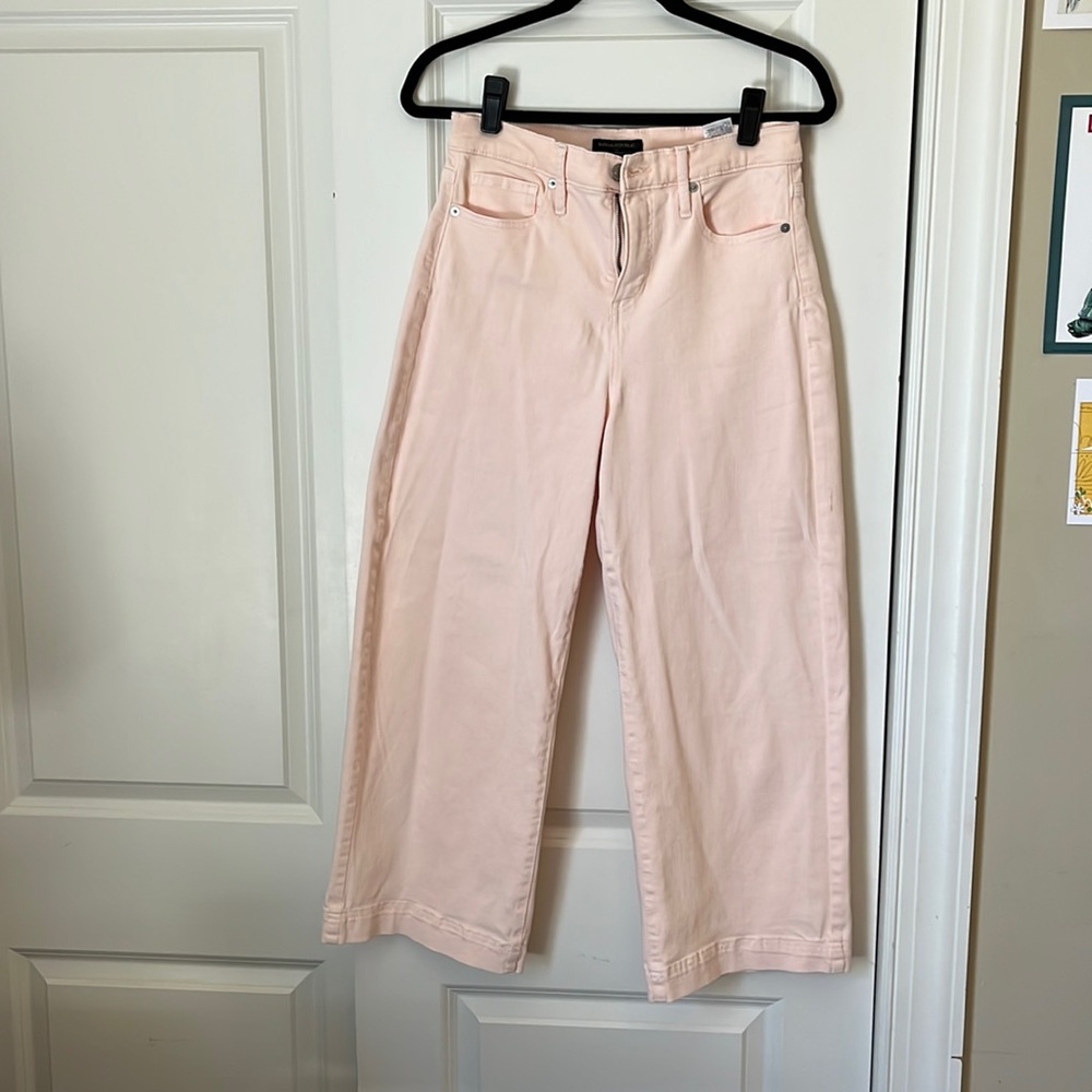 Banana Republic High Rise Wide Leg Crop Pants